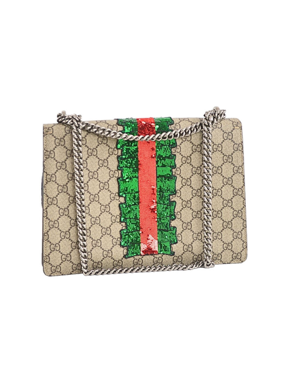 Gucci Dionysus GG Supreme embroidered chain Shoulder - Picture 2 of 8